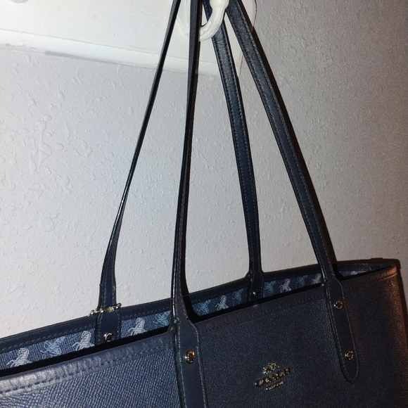 Coach Navy Blue and Light Blue Tote Bag Set - Picture 6 of 12
